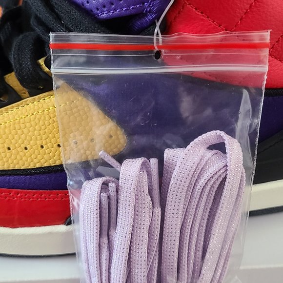 Nike Air Jordan 2 Retro Womens size 7.5 Multi-Color Red Yellow Blue Purple Green - Picture 14 of 17